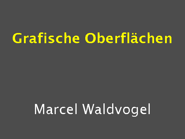 Marcel Waldvogel. 